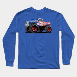 Cartoon monster truck Long Sleeve T-Shirt